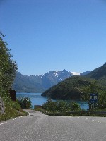 Twisty road with a view