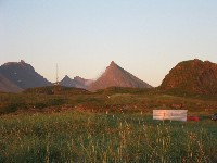 Night-time north of the arctic circle