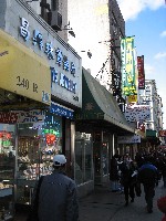 Chinatown street scene on Canal Street