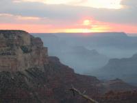 Sunset at Yavapai Point in the Grand Canyon, AZ