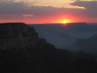 Sunset at Yavapai Point in the Grand Canyon, AZ