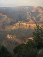 Changing colors under the setting sun at Yaki Point