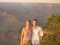 Changing colors under the setting sun at Yaki Point