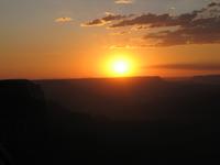 The sunset at Yaki Point