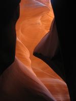 ...hallmarks of a slot canyon.