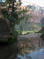 Reflections in the Middle Emerald Pools