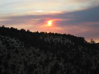 Another breathtaking sunset as I head back to Kanab, UT