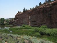 Green oasis near Kanab, UT