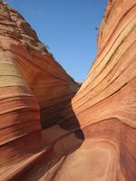 Sandy floor of a side canyon of The Wave - Amazing