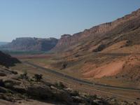 The Moab Fault, Highway 191 and the park entrance road