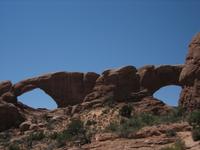 North and South Window Arches from behind