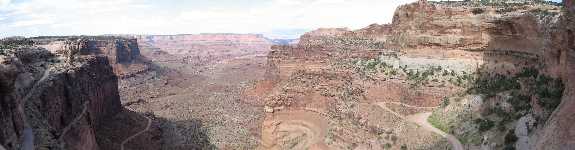 View of the Shafer Canyon and Trail