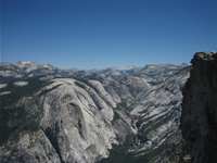 View of Yosemite Valley from Half Dome