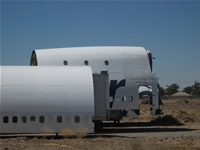 Airplane graveyard near Victorville