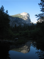 Half Dome in Mirror Lake