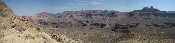Panoramic view from the South Kaibab Trail